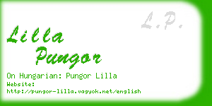 lilla pungor business card